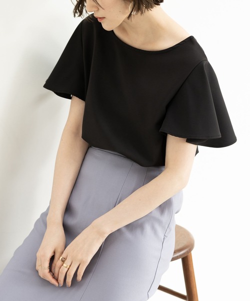 前後２ＷＡＹ袖フレアーブラウス【セットアップ対応】