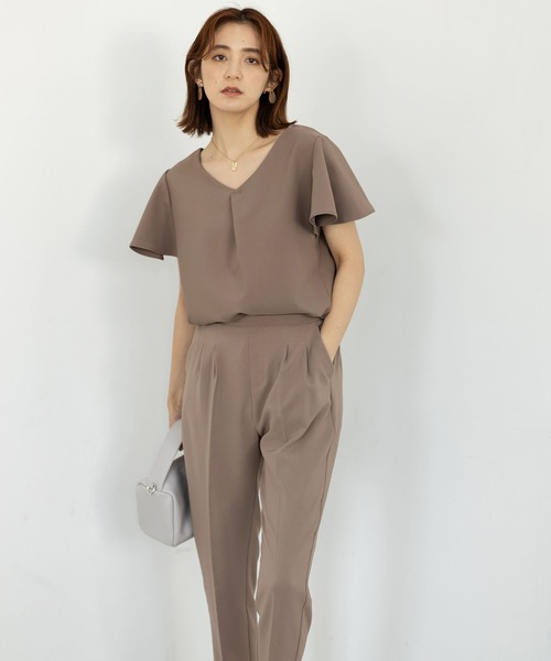 前後２ＷＡＹ袖フレアーブラウス【セットアップ対応】