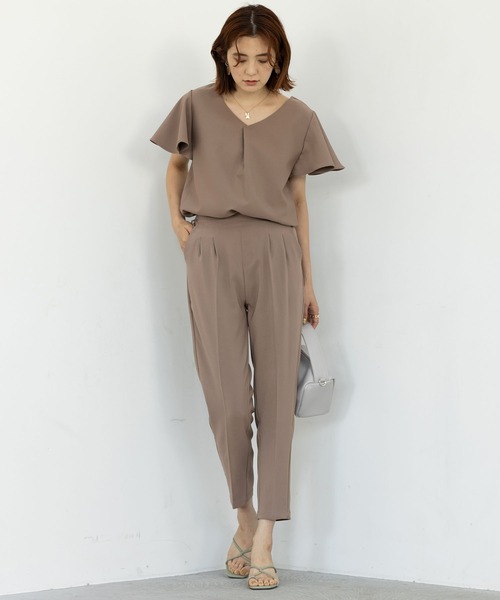 前後２ＷＡＹ袖フレアーブラウス【セットアップ対応】