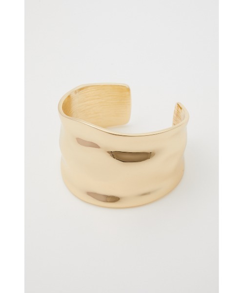 AZUL by moussy（アズールバイマウジー）の「WIDE METAL BANGLE/ワイドメタルバングル（ブレスレット・レディース・シルバー/ゴールド系その他・FREE）」の15枚目の写真