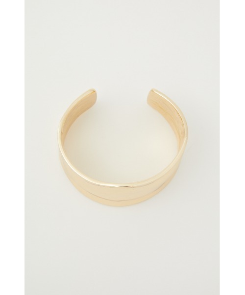 AZUL by moussy（アズールバイマウジー）の「WIDE METAL BANGLE/ワイドメタルバングル（ブレスレット・レディース・シルバー/ゴールド系その他・FREE）」の16枚目の写真