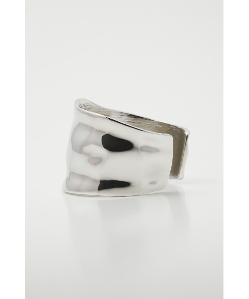 AZUL by moussy（アズールバイマウジー）の「WIDE METAL BANGLE/ワイドメタルバングル（ブレスレット・レディース・シルバー/ゴールド系その他・FREE）」の10枚目の写真