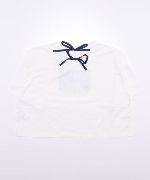 axes femme(アクシーズファム)の「フォトクロップドTシャツ(Tシャツ/カットソー・レディース・ホワイト/ブルー/グリーン・FREE)」の5枚目の写真