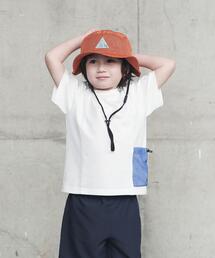 green label relaxing（グリーンレーベルリラクシング）の「TJ H/A メッシュ ポケット Tシャツ 100cm-130cm ーUVカット・吸水速乾ー（Tシャツ/カットソー・キッズ）」