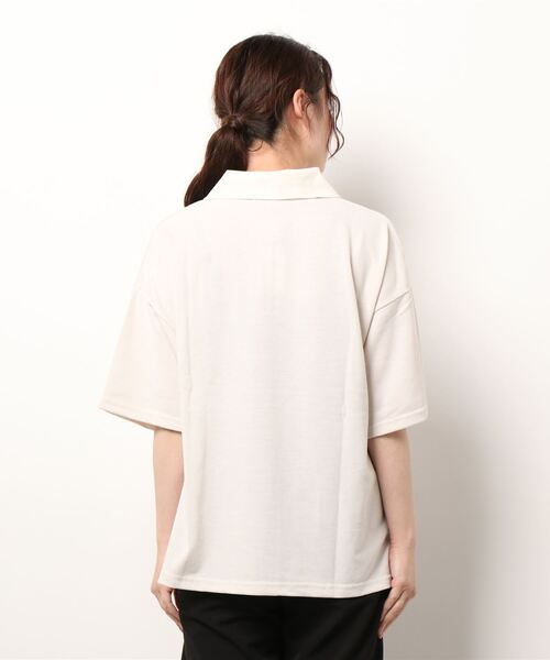 CPCM（シーピーシーエム）の「ラガーポロシャツ（ポロシャツ・レディース・ブラック/ブルー/グリーン/ホワイト系その他・FREE）」の5枚目の写真