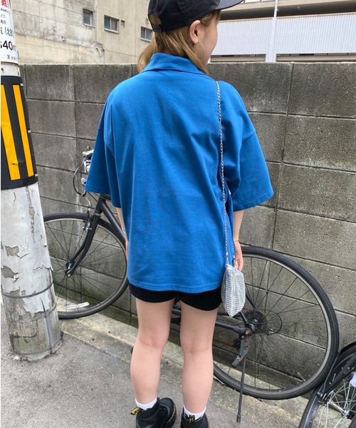 CPCM（シーピーシーエム）の「ラガーポロシャツ（ポロシャツ・レディース・ブラック/ブルー/グリーン/ホワイト系その他・FREE）」の18枚目の写真