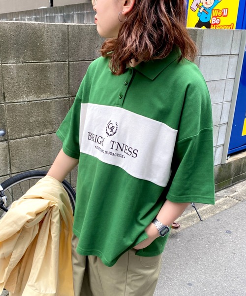 CPCM（シーピーシーエム）の「ラガーポロシャツ（ポロシャツ・レディース・ブラック/ブルー/グリーン/ホワイト系その他・FREE）」の13枚目の写真