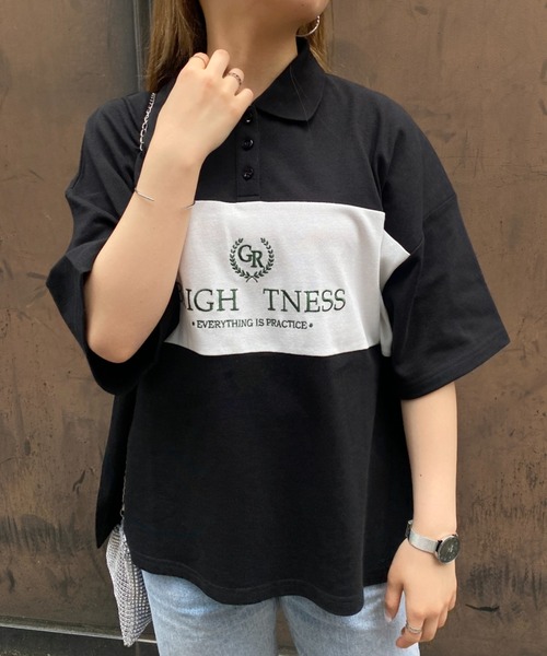 CPCM（シーピーシーエム）の「ラガーポロシャツ（ポロシャツ・レディース・ブラック/ブルー/グリーン/ホワイト系その他・FREE）」の21枚目の写真