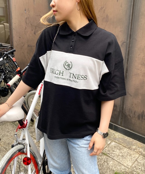 CPCM（シーピーシーエム）の「ラガーポロシャツ（ポロシャツ・レディース・ブラック/ブルー/グリーン/ホワイト系その他・FREE）」の22枚目の写真