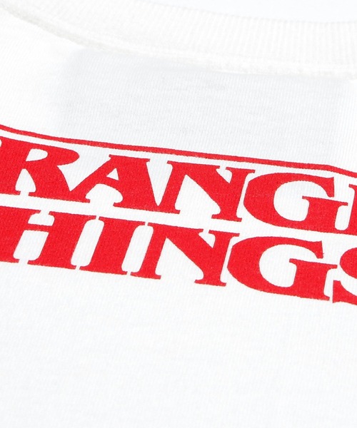 Little sunny bite（リトルサニーバイト）の「LittleSunnyBite/リトルサニーバイト/little sunny bite × STRANGER THINGS Photo big tee（Tシャツ/カットソー・レディース・ホワイト/ブラック/ピンク・SMALL/MEDIUM）」の9枚目の写真
