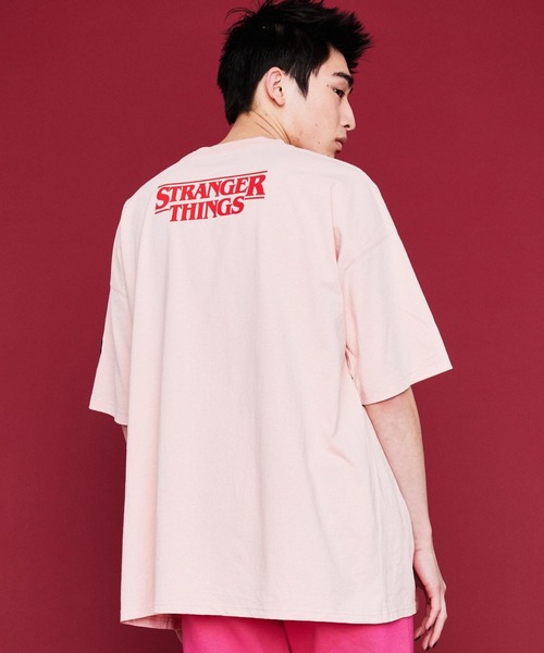 Little sunny bite（リトルサニーバイト）の「LittleSunnyBite/リトルサニーバイト/little sunny bite × STRANGER THINGS Photo big tee（Tシャツ/カットソー・レディース・ホワイト/ブラック/ピンク・SMALL/MEDIUM）」の21枚目の写真