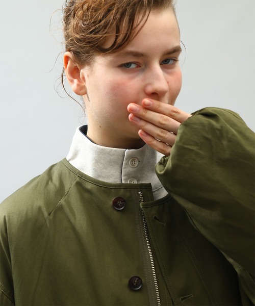 Kelen（ケレン）の「「KELEN / ケレン」HALI / REVERSIBLE NO COLLAR MOD COAT（ダウンジャケット/コート・レディース・ブラック/ベージュ/カーキ・M/S）」の5枚目の写真