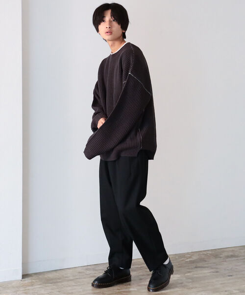 BeAMS DOT（ビームスドット）の「【WEB限定】BeAMS DOT / バルーンシルエット パンツ（その他パンツ・メンズ・ブラック/ダークブラウン/ベージュ・SMALL/MEDIUM/LARGE）」の19枚目の写真