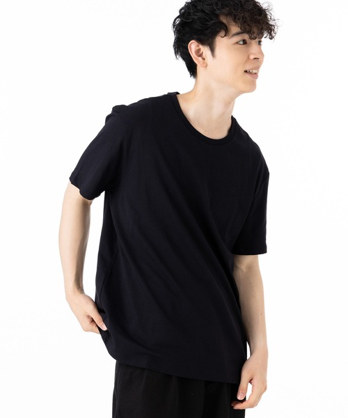 新品カルバン クライン メンズ 半袖Tシャツ 黒 ブラック M (A151) Calvin klein カルバンクライン 半袖Ｔシャツ 無地 ブラック(メンズ XL