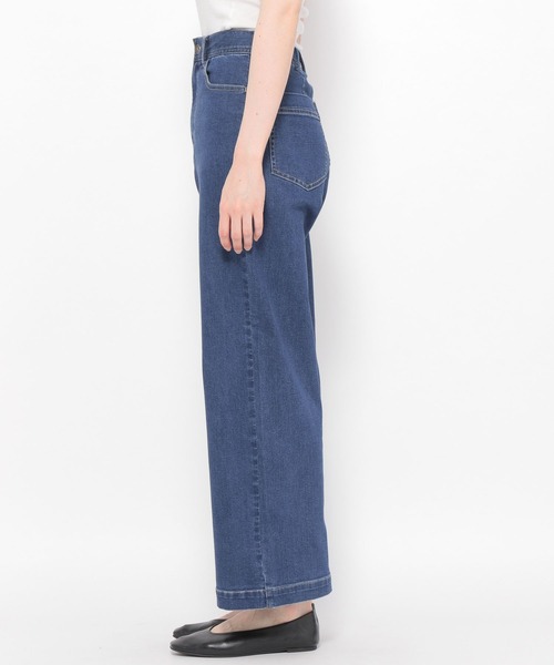 LEPSIM（レプシィム）の「ストレッチデニムストレートパンツ　288933（デニムパンツ・レディース・インディゴブルー/ブルー・MEDIUM/LARGE）」の12枚目の写真