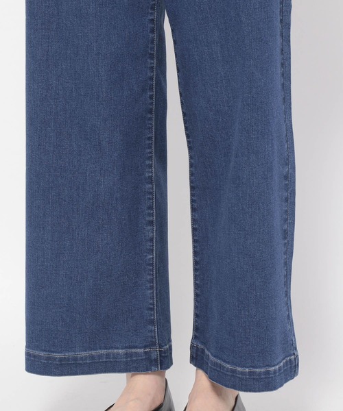 LEPSIM（レプシィム）の「ストレッチデニムストレートパンツ　288933（デニムパンツ・レディース・インディゴブルー/ブルー・MEDIUM/LARGE）」の9枚目の写真