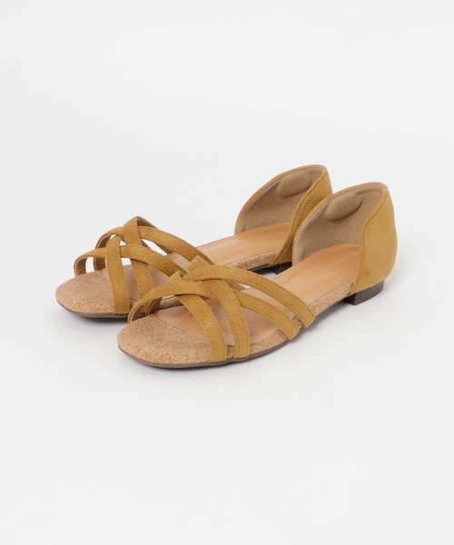 URBAN RESEARCH DOORS（アーバンリサーチドアーズ）の「セパレートフラットサンダル（サンダル・レディース・ベージュ/マスタード/ピンク/ブラック/カーキ・36/37/38）」の16枚目の写真