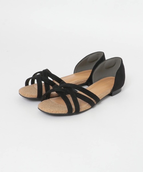 URBAN RESEARCH DOORS（アーバンリサーチドアーズ）の「セパレートフラットサンダル（サンダル・レディース・ベージュ/マスタード/ピンク/ブラック/カーキ・36/37/38）」の18枚目の写真