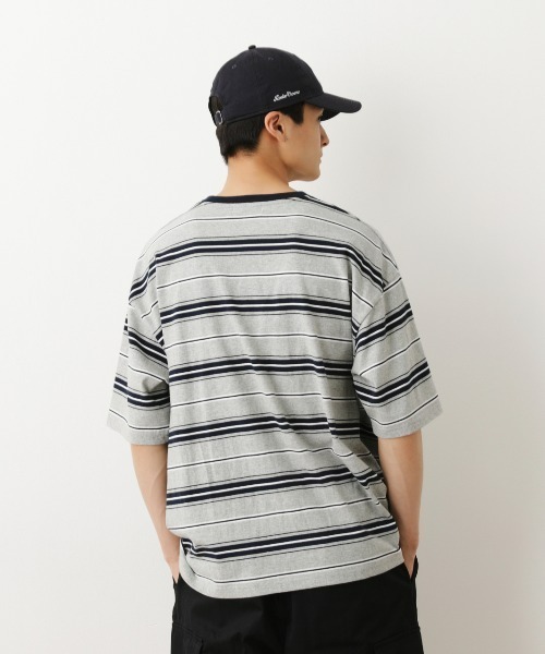 RODEO CROWNS WIDE BOWL(ロデオクラウンズワイドボウル)の「SHARE MULTI BORDER Tシャツ(Tシャツ/カットソー・レディース・レディッシュグレー/グリーン系その他/ホワイト系その他・FREE)」の10枚目の写真