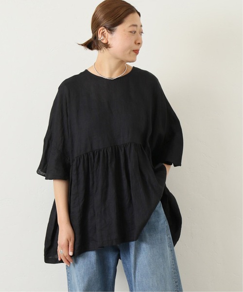 journal standard luxe 60リネン ギャザープル 60リネン ギャザープル（シャツ／ブラウス）｜journal standard