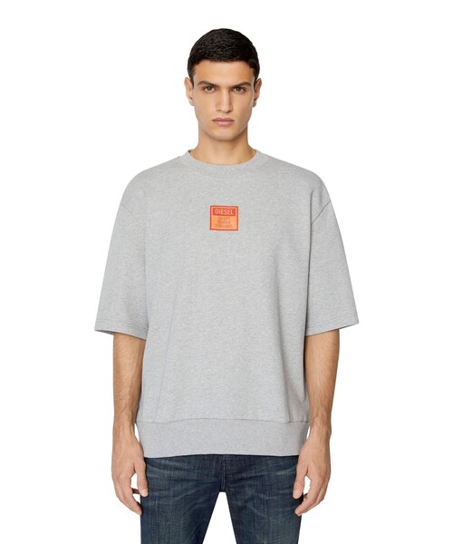 DIESEL メンズ スウェット 半そで　L メンズ スウェット プルオーバー 半そで（スウェット）｜DIESEL