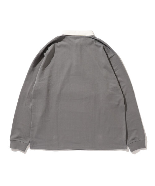 Champion（チャンピオン）の「Champion × BEAMS / 別注 Rugger Shirt（ポロシャツ・メンズ・ブラック/グレー・MEDIUM/LARGE/X-LARGE）」の13枚目の写真