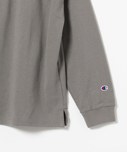 Champion（チャンピオン）の「Champion × BEAMS / 別注 Rugger Shirt（ポロシャツ・メンズ・ブラック/グレー・MEDIUM/LARGE/X-LARGE）」の17枚目の写真