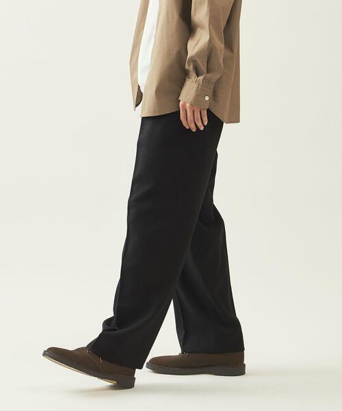 【訳あり】ストレートスラックス B5046 J by blue スラックス パンツ ピンタックストレートスラックス