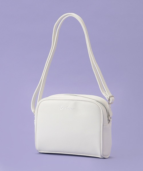 LOVETOXIC（ラブトキシック）の「横型合皮ショルダーBAG（バックパック/リュック・キッズ・ブラック/マルチ/オフホワイト/ベージュ・FREE）」の2枚目の写真