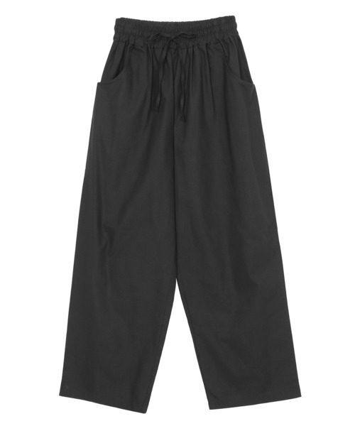 Figments（フィグメンツ）の「ワイドイージーパンツ（その他パンツ・レディース・ブラック/オフホワイト・FREE）」の14枚目の写真