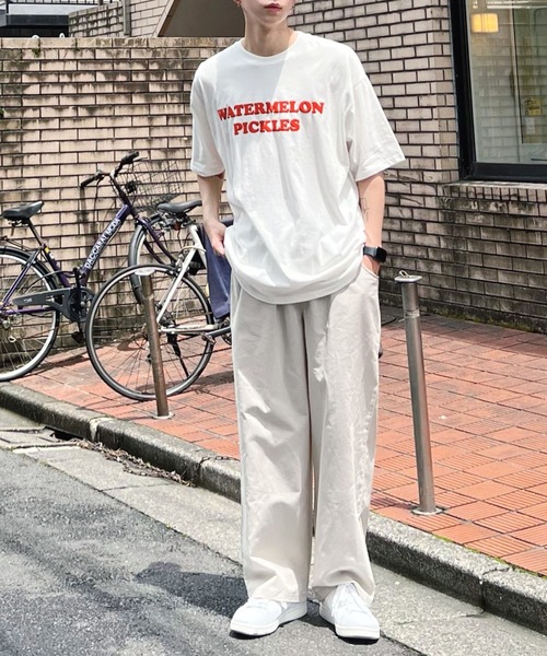 Figments（フィグメンツ）の「ワイドイージーパンツ（その他パンツ・レディース・ブラック/オフホワイト・FREE）」の9枚目の写真