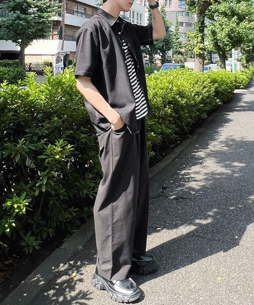 Figments（フィグメンツ）の「ワイドイージーパンツ（その他パンツ・レディース・ブラック/オフホワイト・FREE）」の12枚目の写真