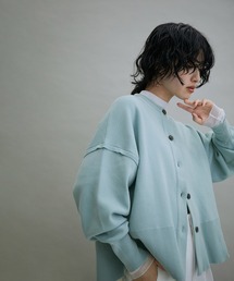 ADAM ET ROPE' | 【サステナブル・WEB限定】リラックスジャカードカーディガン(カーディガン/ボレロ)