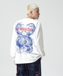 AVIREX | 《REBUILD COLLECTION》ドラゴン＆スネーク 長袖Tシャツ /  L/S T-SHIRT DRAGON&SNAKE(Tシャツ/カットソー)