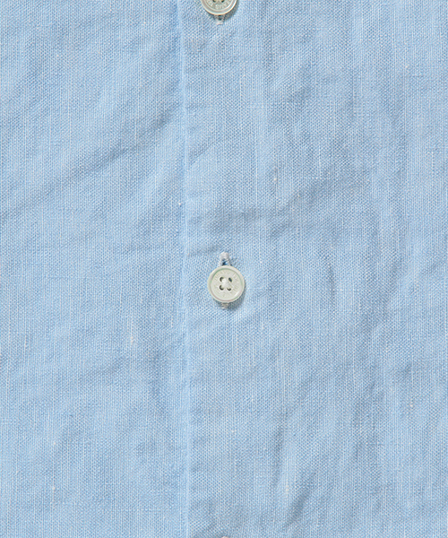 BEAMS（ビームス）の「BEAMS / カッタウェイ オックスリネンシャツ（シャツ/ブラウス・メンズ・サックスブルー/ネイビー/ホワイト・LARGE/MEDIUM/SMALL/X-LARGE）」の19枚目の写真