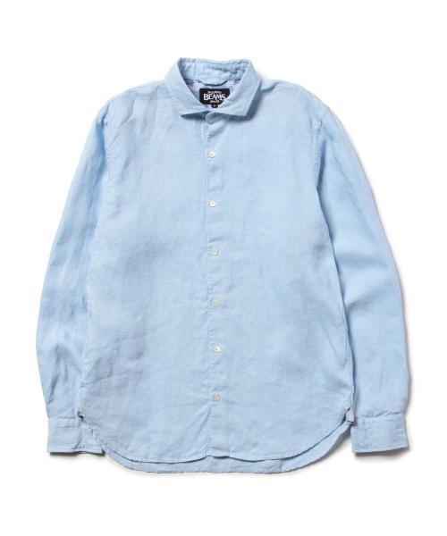 BEAMS（ビームス）の「BEAMS / カッタウェイ オックスリネンシャツ（シャツ/ブラウス・メンズ・サックスブルー/ネイビー/ホワイト・LARGE/MEDIUM/SMALL/X-LARGE）」の10枚目の写真