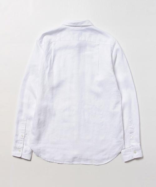 BEAMS（ビームス）の「BEAMS / カッタウェイ オックスリネンシャツ（シャツ/ブラウス・メンズ・サックスブルー/ネイビー/ホワイト・LARGE/MEDIUM/SMALL/X-LARGE）」の9枚目の写真