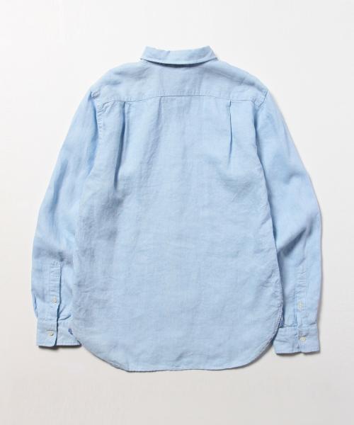 BEAMS（ビームス）の「BEAMS / カッタウェイ オックスリネンシャツ（シャツ/ブラウス・メンズ・サックスブルー/ネイビー/ホワイト・LARGE/MEDIUM/SMALL/X-LARGE）」の8枚目の写真