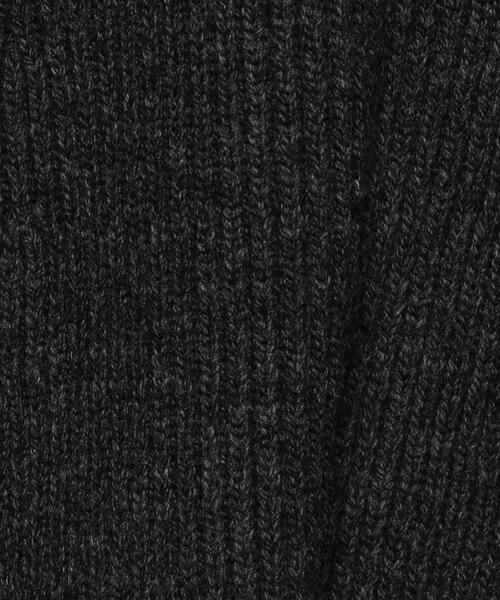 H　BEAUTY&YOUTH UNITED ARROWS（エイチビューティーアンドユースユナイテッドアローズ）の「＜H＞WOOL NYLON  CURVY PULLOVER/ニット（ニット/セーター・レディース・ダークグレー/モカ・FREE）」の11枚目の写真