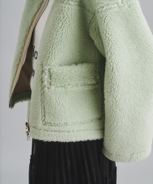 Diagram（ダイアグラム）の「ボアフェイクムートンジャケット
