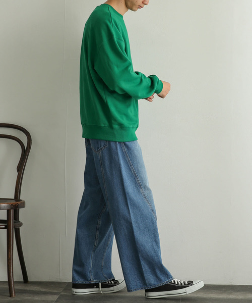 『別注』TeddyBear×SENSEOFPLACEテディベアスウェットシャツ