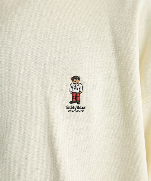 SENSE OF PLACE by URBAN RESEARCH（センスオブプレイスバイアーバンリサーチ）の「『別注』TeddyBear×SENSE OF PLACE　テディベアスウェットシャツ（スウェット・メンズ・ブラック/グリーン/ライトベージュ/グレー・MEDIUM/LARGE）」の21枚目の写真