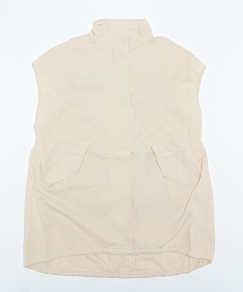 綿ツイルバックギャザーミリタリーベスト（ベスト）｜STYLEBLOCK（スタイルブロック）