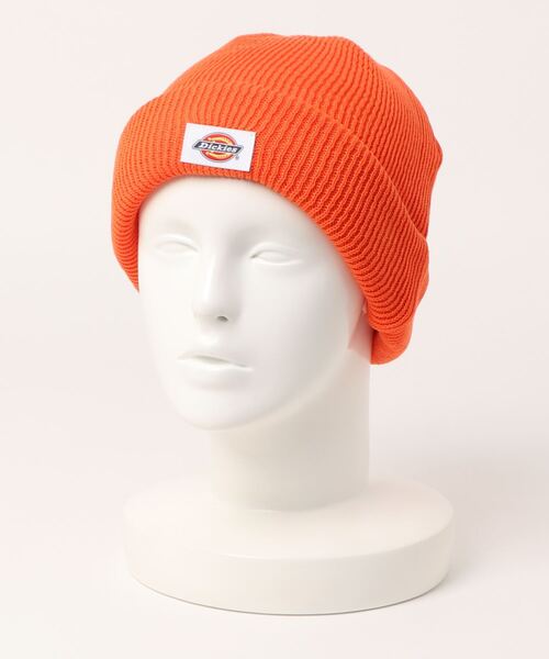 Dickies(ディッキーズ)の「DK SHORT KNIT WATCH/シンプル/ロゴ/ニット帽/フリーサイズ/帽子/ワッチキャップ/ディッキーズ(ニットキャップ/ビーニー・メンズ・ホワイト/グリーン/ブラウン/ブラック/オレンジ/ブルー・FREE)」の6枚目の写真