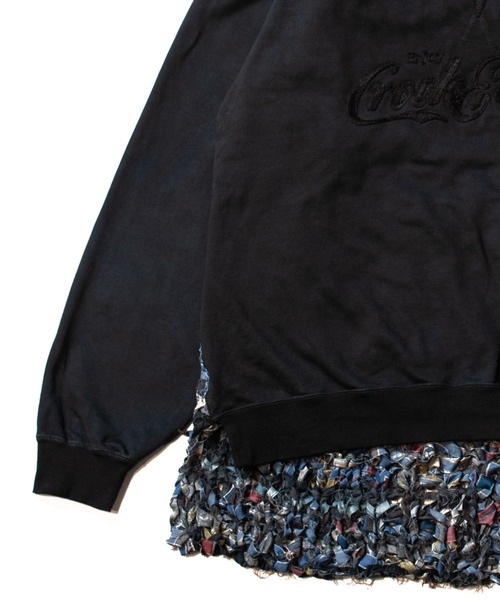 SEVESKIG(セヴシグ)の「SEVESKIG/セブシグ/セヴシグ/Vintage S.W Shirt Ver.Crooked Love(スウェット・メンズ・ブラック/パープル/レッド・L/S/M/XL)」の22枚目の写真