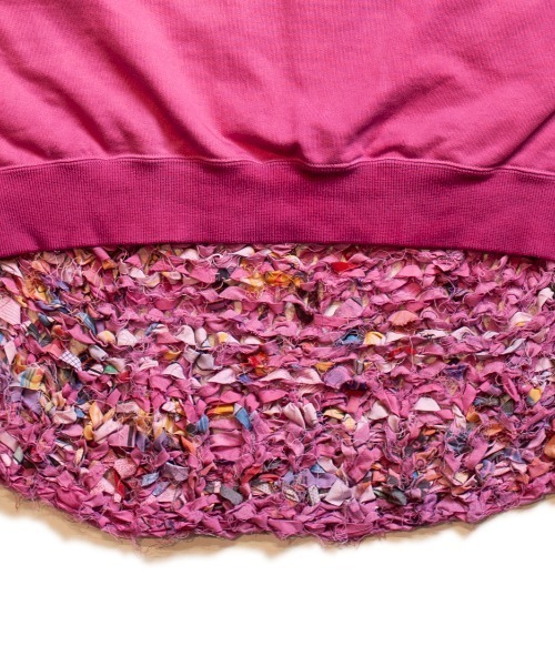 SEVESKIG(セヴシグ)の「SEVESKIG/セブシグ/セヴシグ/Vintage S.W Shirt Ver.Crooked Love(スウェット・メンズ・ブラック/パープル/レッド・L/S/M/XL)」の5枚目の写真