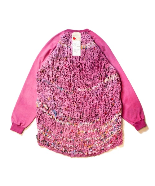 SEVESKIG(セヴシグ)の「SEVESKIG/セブシグ/セヴシグ/Vintage S.W Shirt Ver.Crooked Love(スウェット・メンズ・ブラック/パープル/レッド・L/S/M/XL)」の10枚目の写真