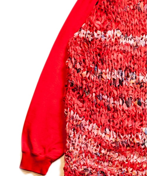 SEVESKIG(セヴシグ)の「SEVESKIG/セブシグ/セヴシグ/Vintage S.W Shirt Ver.Crooked Love(スウェット・メンズ・ブラック/パープル/レッド・L/S/M/XL)」の16枚目の写真