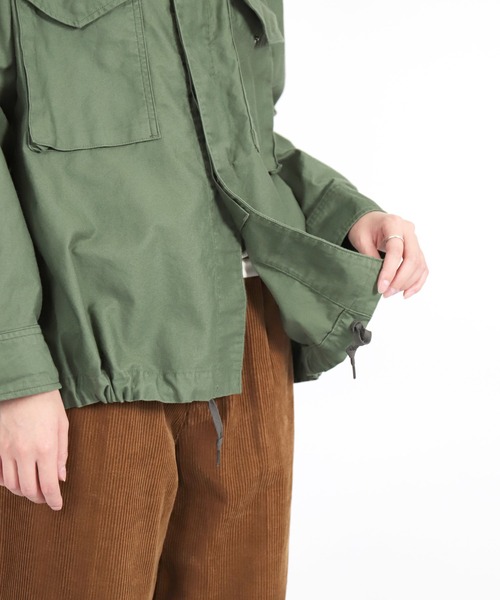 D.M.G.（ドミンゴ）の「[D.M.G. / ディーエムジー] モールスキン　BIGミリタリーブルゾン（ブルゾン・レディース・オリーブ・FREE）」の8枚目の写真