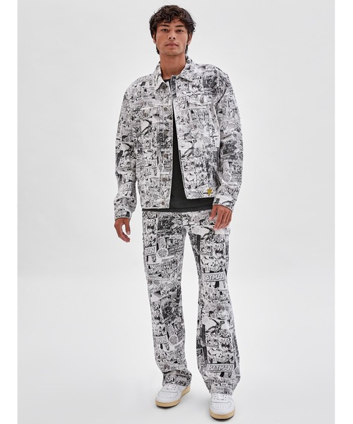 Guess（ゲス）の「GUESS Originals x Batman Storyboard Trucker Jacket（ブルゾン・メンズ・その他・LARGE/X-LARGE/SMALL/MEDIUM）」の7枚目の写真